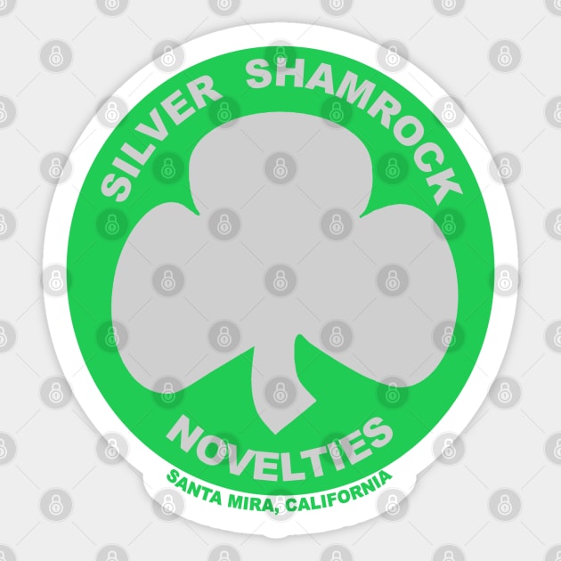 Silver Shamrock Novelties Sticker by AngryMongoAff